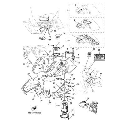 Yamaha Teil 5YKF44780000