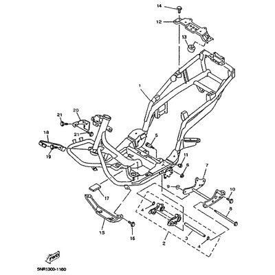 BOLT, FLANGE (4G0)