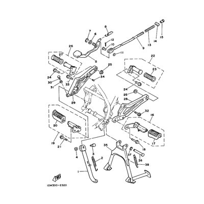 BOLT, FLANGE (10H)