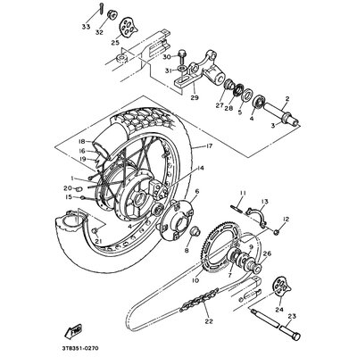 BOLT, FLANGE (4E2)