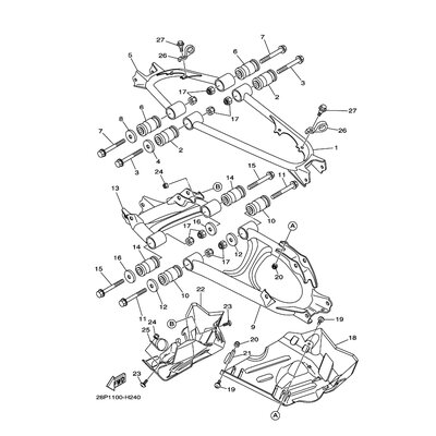 HALTER, BREMSSCHLAUCH 1