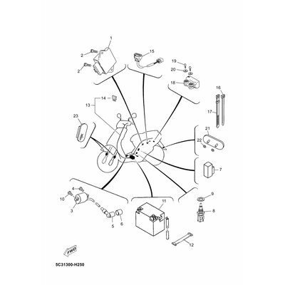 DICHTUNG, KERZENSTECKER