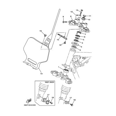 Yamaha Teil 9502M0803500