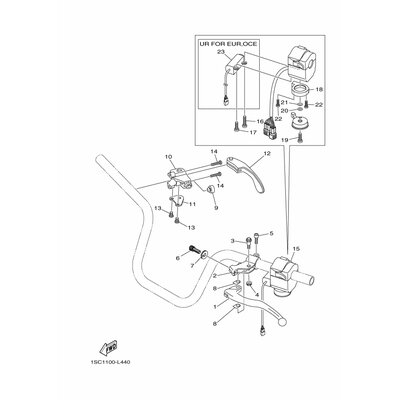 Yamaha Teil 43DF37780000