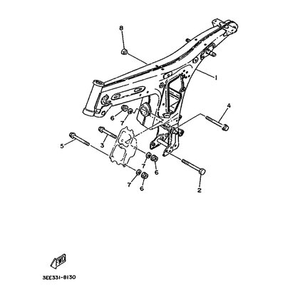 BOLT, FLANGE (2K7)