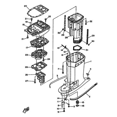 BOLT, WITH WASHER(61B)