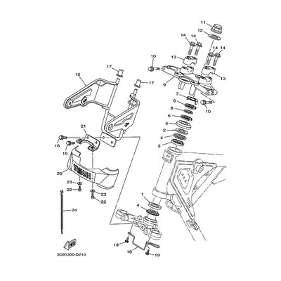 Yamaha Teil 9851N0501600