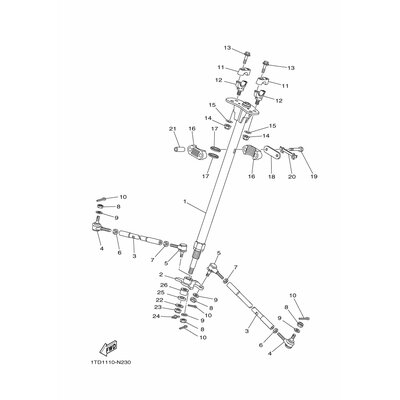 BRACKET, STEERING