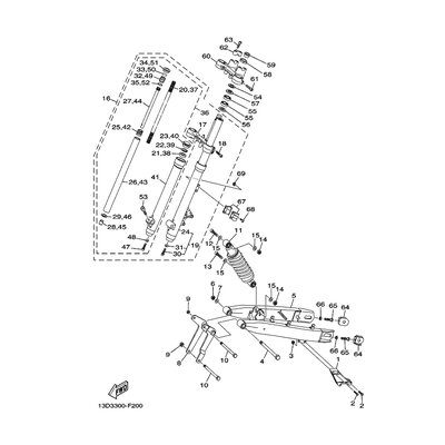 SCHRAUBE, MOTORAUFHANGUNG 1