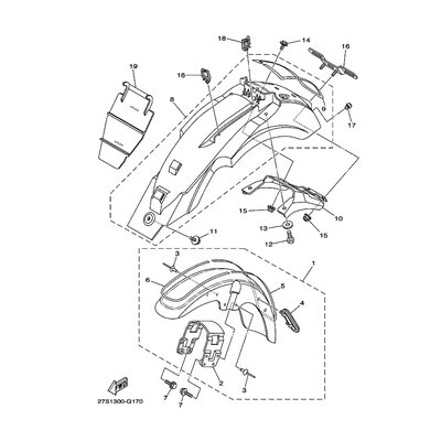 Yamaha Teil 9701N0802000