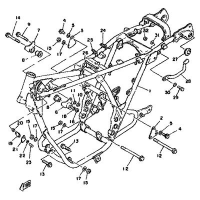 BOLT, FLANGE (1L9)