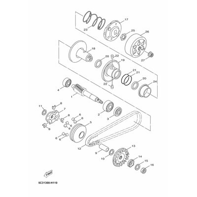 Yamaha Teil 5SUE76680000