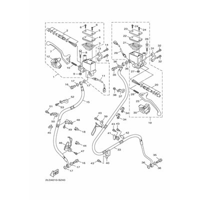 HALTER, BREMSSCHLAUCH