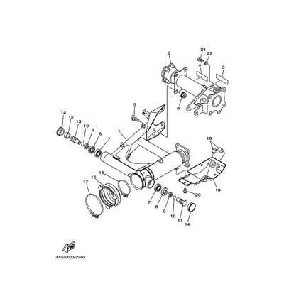 Yamaha Teil 4XEF151K0000