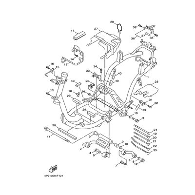 HALTER, KRAFTSTOFFROHR