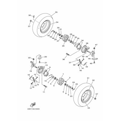 Yamaha Teil 43DF35220000