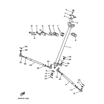 BRACKET, STEERING LOWER