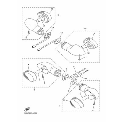 VORDERER BLINKER KOMPL. 1