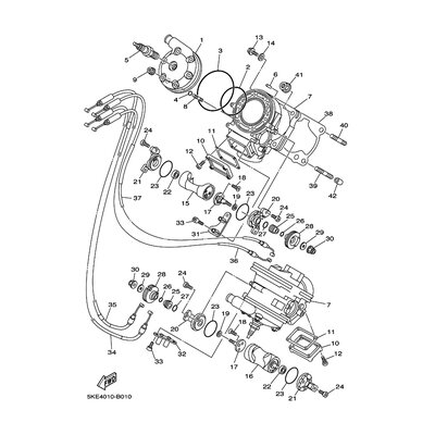 Yamaha Teil 5KE1133H0000