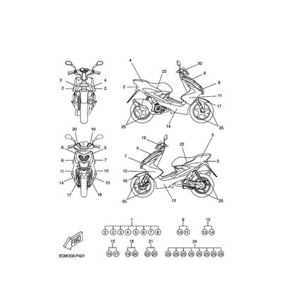 Yamaha Teil 3C6F83BA0000