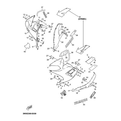 Yamaha Teil 5WXF832KR000