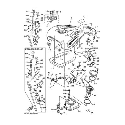 Yamaha Teil 5PX2419F0000