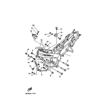 BOLT, FLANGE(2RH)