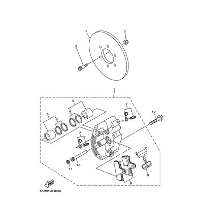 BREMSSATTEL-DICHTUNGSSATZ