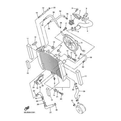 Yamaha Teil 5SL1244G0000