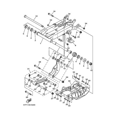 BOLT, FLANGE (5X6)