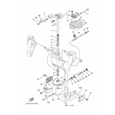 Yamaha Teil 69W44551008D