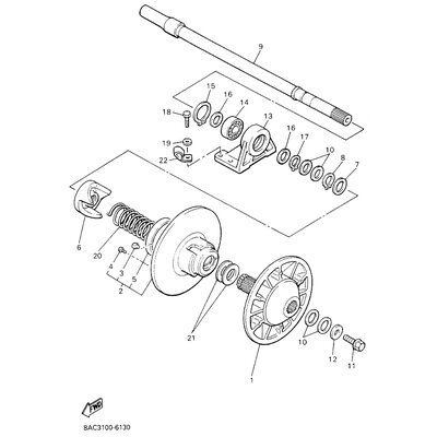 SECONDARY SHAFT COM