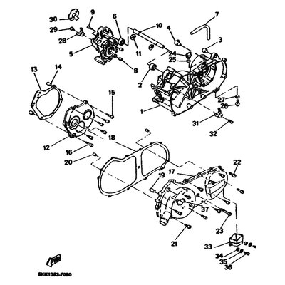 COVER, CRANKCASE 1