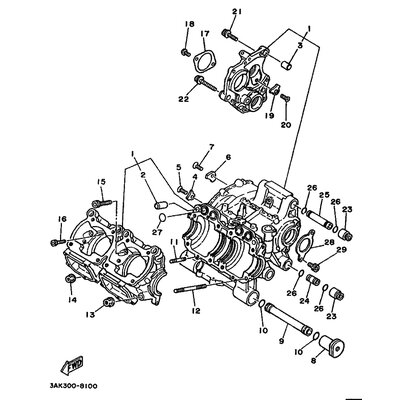 DAMPFER, MOTORAUFHANGUNG 1