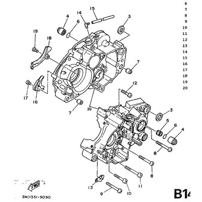 DAMPFER, MOTORAUFHANGUNG 1