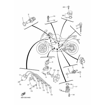 Yamaha Teil 3P6153990000