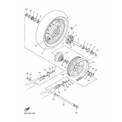 Yamaha Teil 5S72583B0000