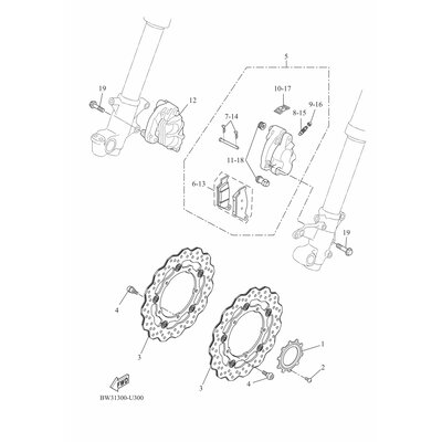 BREMSSATTEL KOMPL.(R)