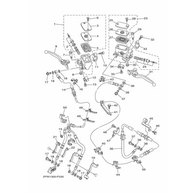 MASTER CYLINDER SUB ASSY 2