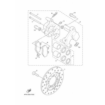 BREMSSATTEL KOMPL.(R)