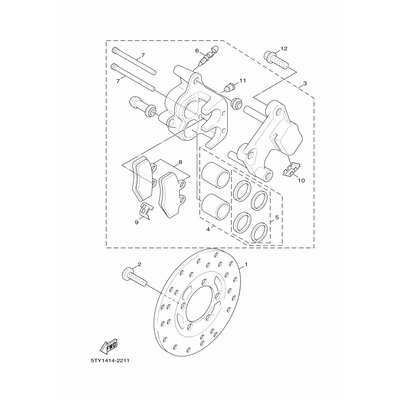 BREMSSATTEL KOMPL.(R)