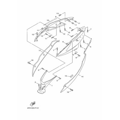 Yamaha Teil 4P9F173B0000