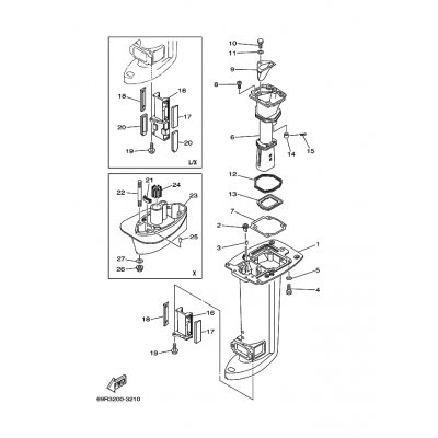 Yamaha Teil 69P4113700CA