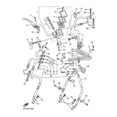 Yamaha Teil 3P62584B0000