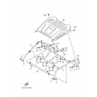 ROOF SUPPORT ASSY