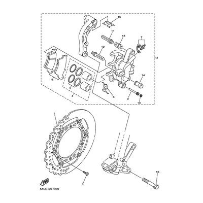 BREMSSATTEL KOMPL.(L)