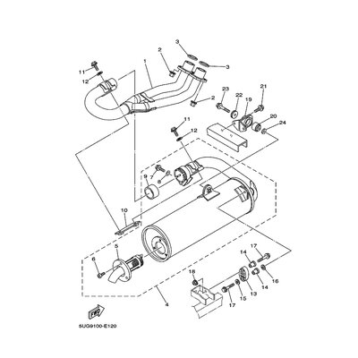 Yamaha Teil 5UGF14400000