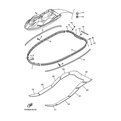 Yamaha Teil F0XU351R0100