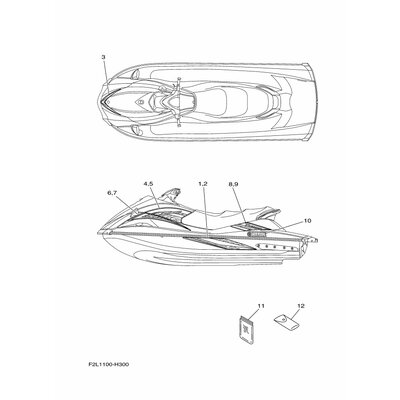 Yamaha Teil F2LU417G0000