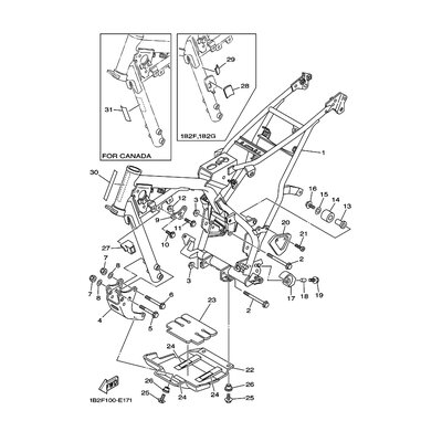 Yamaha Teil 9502M0801200